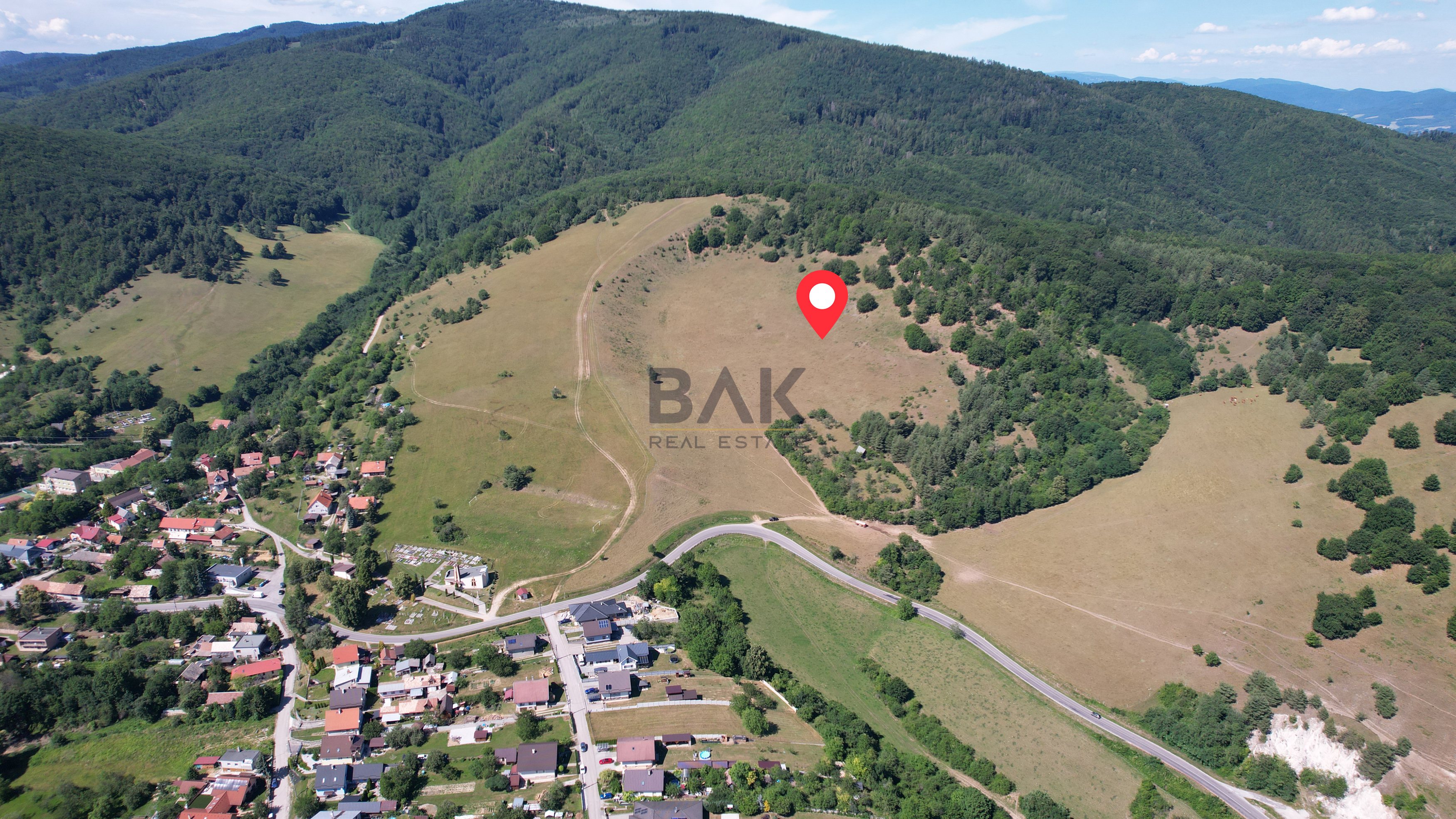 Pozemok Horné Šútovce – 4 000 m² s možnosťou rozšírenia